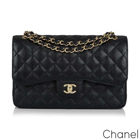 chanel classic caviar size 10|Chanel Classic Medium Caviar Double Flap Bag .